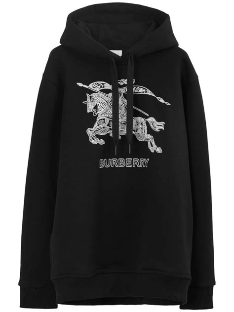 burberry embroidered hoodie